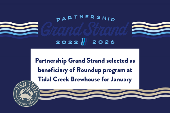 partnership grand strand selected as beneficiary of roundup program at tidal creek brewhouse