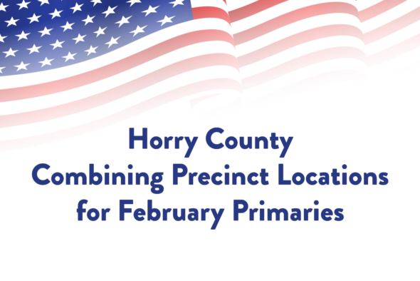 Horry County Combining Precinct Locations for February Primaries