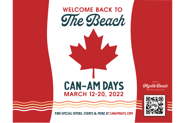 welcome back to the beach can am days, red maple leaf