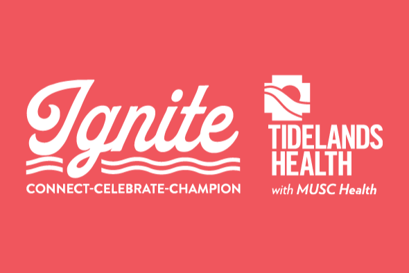 Ignite Conference logo and Tidelands Health Logo