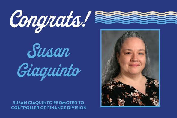 Congrats Susan Giaquinto