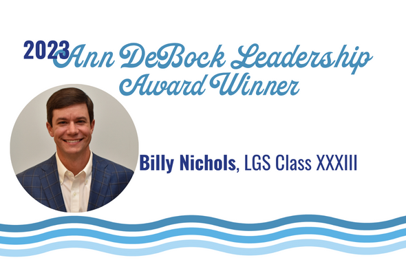 2023 ann debock leadership award winner billy nichols