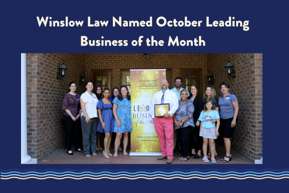 Winslow Law Named October Leading Business of the Month