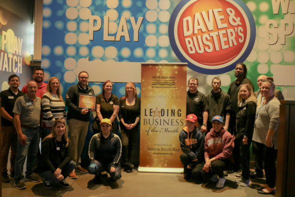 Dave and Buster's Named December Leading Business of the Month