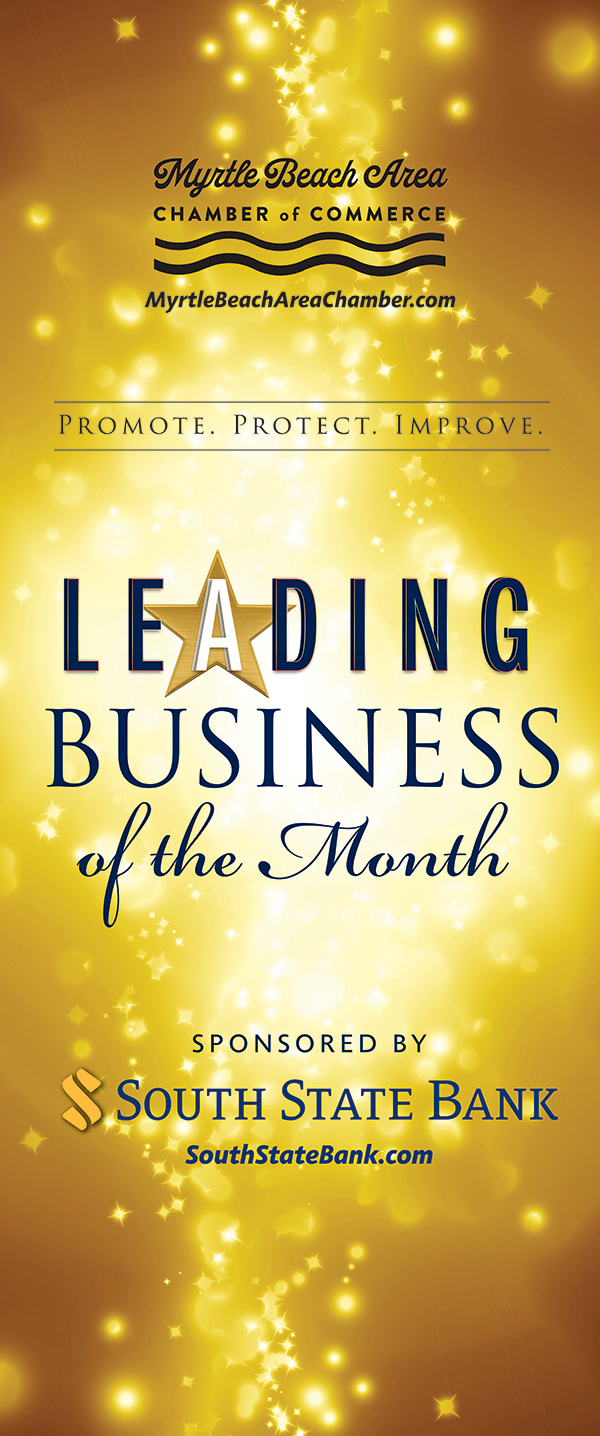 leading business of the month banner