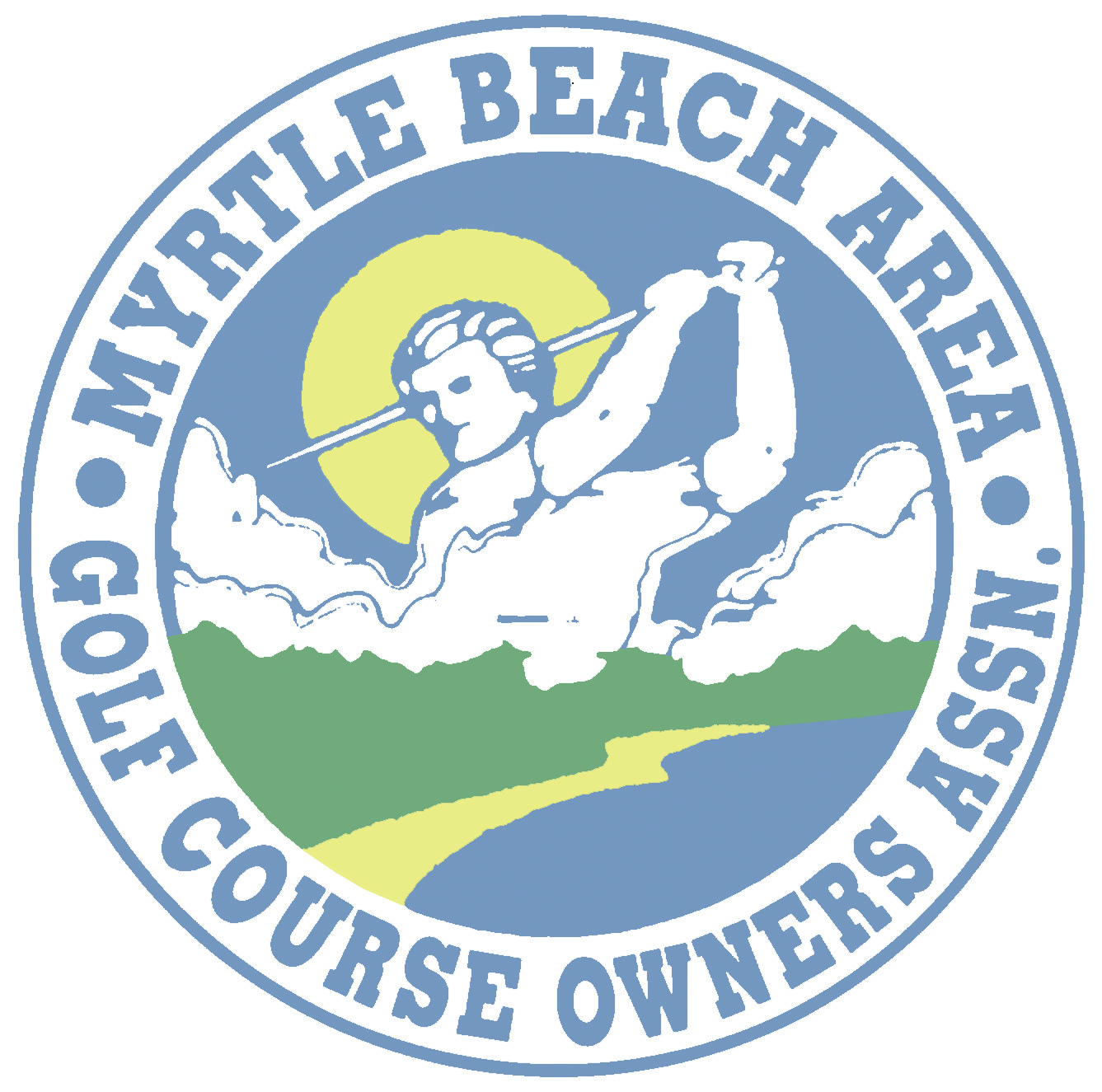 myrtle beach area golf course owners association logo