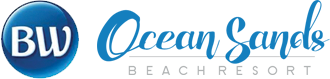 best western ocean sands beach resort logo