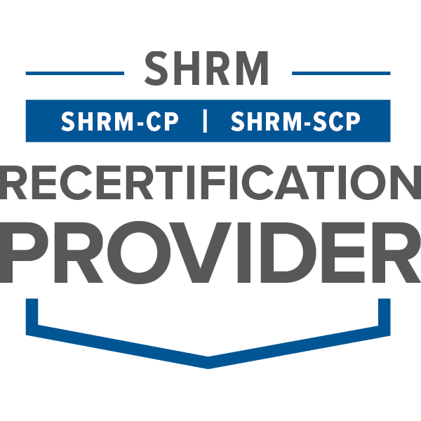 SHRM recertification provider badge