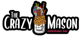 the crazy mason milkshake bar logo