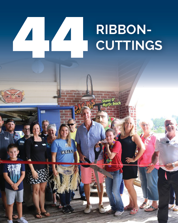 44 ribbon cuttings